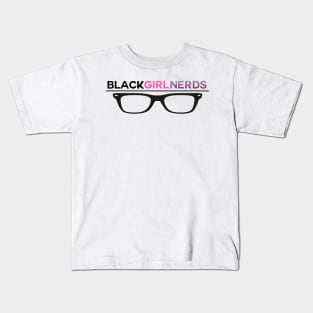 Black Girl Nerds Glasses Logo Kids T-Shirt